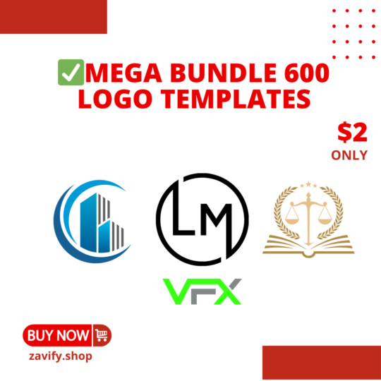 ✅Mega bundle 600 logo Templates